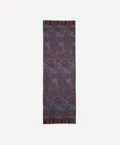 Liberty Mens Adelphi Voyage Silk Scarf In Multi