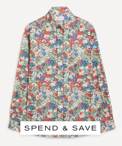 Liberty Mens Button-down Regular Fit Cotton Shirt In Thorpe Fields In Multi