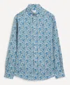 Liberty Mens Button-down Regular Fit Shirt In Emma And Georgina In Blue
