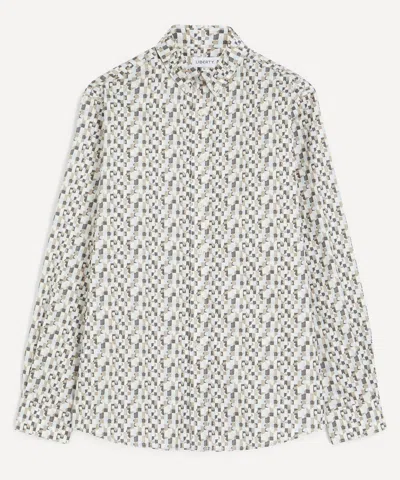 Liberty Mens Button-down Regular Fit Shirt In Finlay Lachlan In Multi
