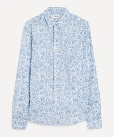 Liberty Mens Classic Fit Hemp Shirt In Sambourne In Multi