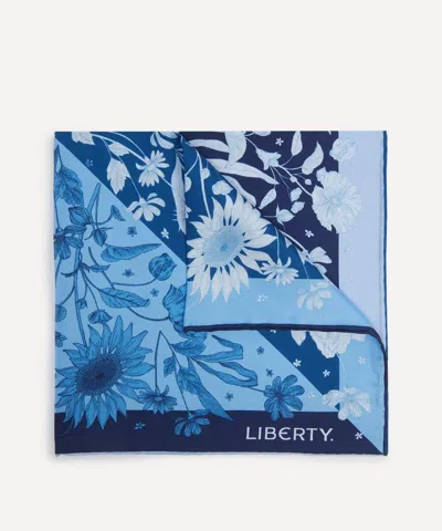 Liberty Mens Mono Muse Silk Pocket Square