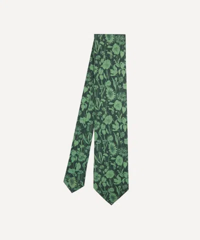 Liberty Mens Mono Muse Silk Tie