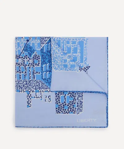 Liberty Mens Tudor Silk Pocket Square