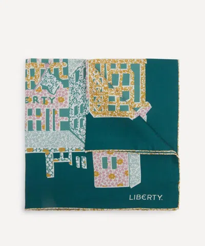 Liberty Mens Tudor Silk Pocket Square
