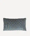 Shop Liberty Ottoman Spot Print Velvet Cushion
