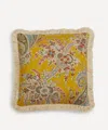 Liberty Palm Willow Linen Cushion
