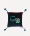 Liberty Peacock Garden Velvet Cushion