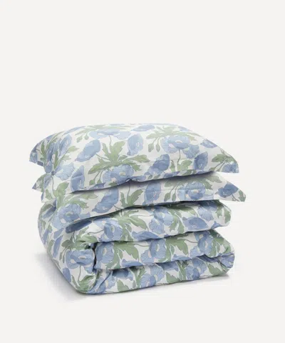 Liberty Poppy Butterfield Cotton Sateen Double Duvet Cover Set