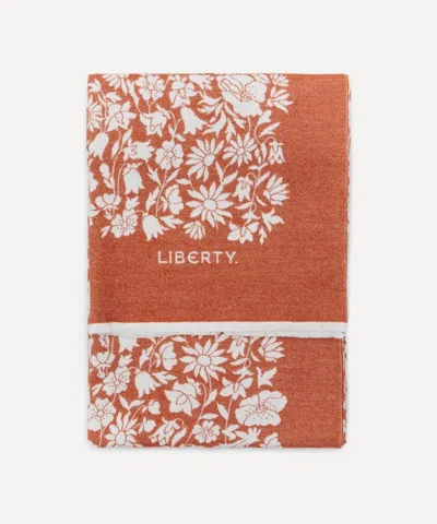 Liberty Poppy Dawn Wool Throw In Red