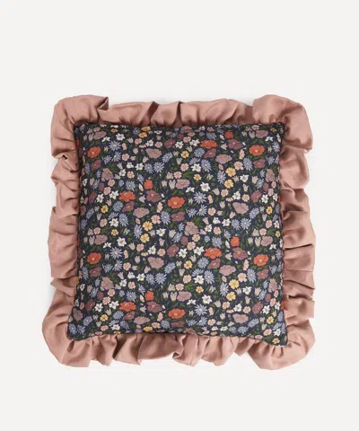 Liberty Poppy Meadow Canvas Cushion