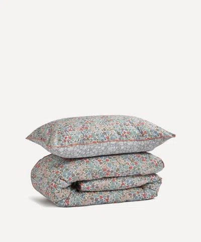 Liberty Poppy Meadowfield Tana Lawn Cotton Single Duvet Cover Set