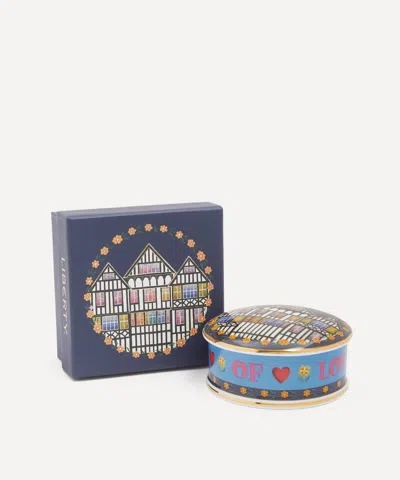 Liberty Power Of Love Trinket Box In Navy