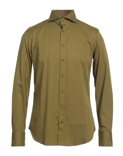 Liberty Rose Man Shirt Green Size 16 Cotton
