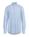 Liberty Rose Man Shirt Light Blue Size 17 Cotton