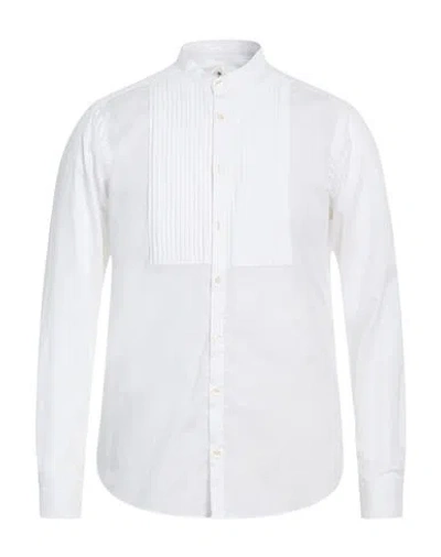 Liberty Rose Man Shirt White Size 17 Cotton In Multi