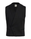 Liberty Rose Man Tailored Vest Black Size 40 Wool