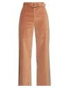 Liberty Rose Woman Pants Camel Size 2 Cotton