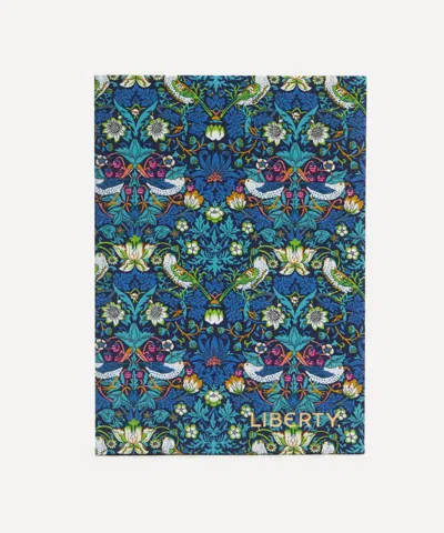 LIBERTY LIBERTY STRAWBERRY THIEF PRINT COTTON A5 NOTEBOOK