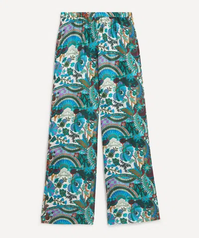 Liberty The  Stage Silk Palazzo Trousers