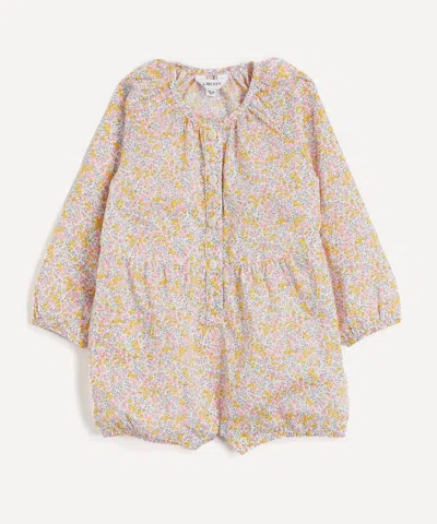 Liberty Wiltshire Bud Tana Lawn Cotton Button-up Romper 3-24 Months