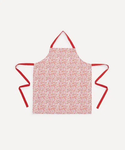 Liberty Wiltshire Stars Apron In Pink