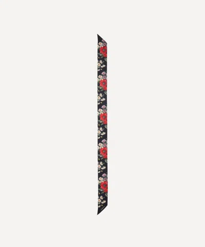 Liberty Women's Abelia Bouquet 8x160 Skinny Silk Scarf