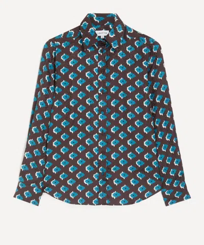 Liberty Women's Adamas Silk Jacquard Relaxed Shirt In Multi