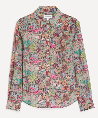 Liberty Women's Anna's Haven Fitted Shirt Size Xs In Multi