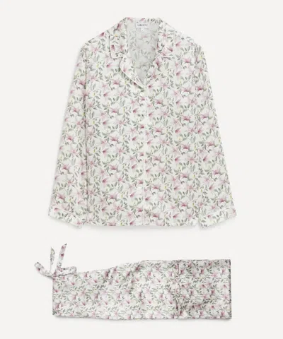 Liberty Women's Ava Fleur Silk-satin Pyjama Set In White
