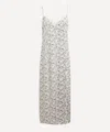 Liberty Women's Ava Fleur Silk-satin Slip Dress With Lace Trim In White