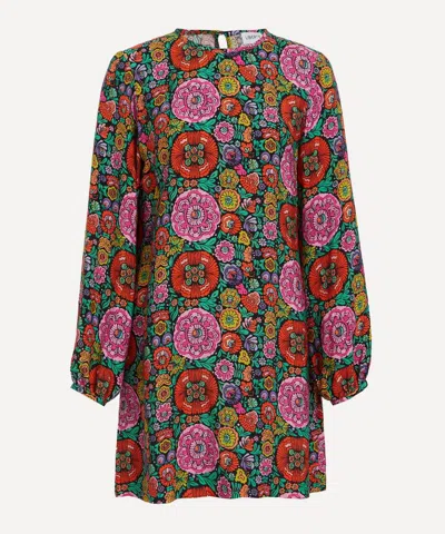 LIBERTY LIBERTY WOMEN'S BEGONIA GARDEN SOFT COLUMN MINI DRESS