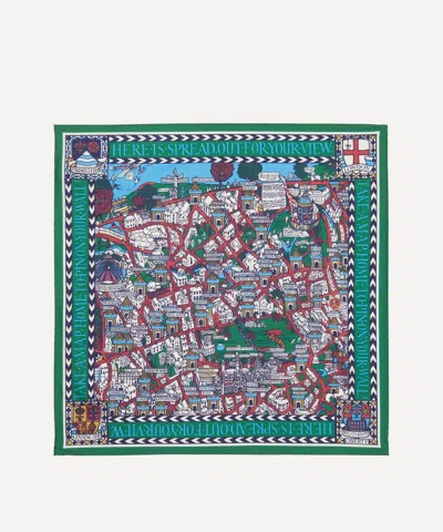 Liberty Women's Big Smoke Silk Scarf 45 In Multi