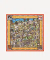 Liberty Women's Big Smoke Silk Twill Scarf (45x45cm)