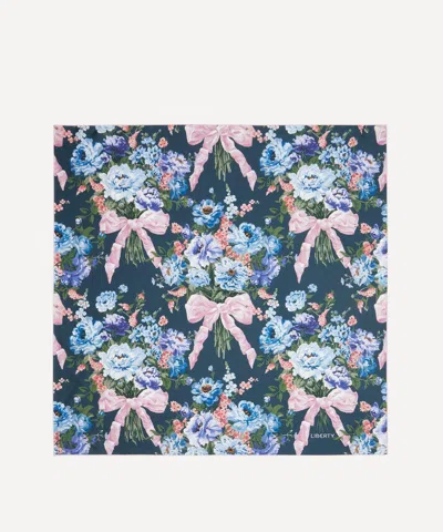 Liberty Women's Bow Bouquet Silk Scarf 90 In Multi
