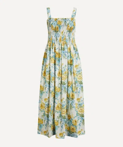 Liberty Women's Bow Bouquet Voyage Sun-dress In Green