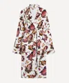 Liberty Women's Brocade Garden Cotton Bath Robe In Multi