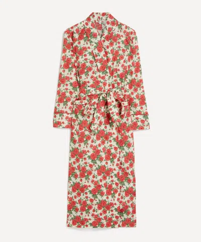 Liberty Women's Carline Rose Tana Lawn Cotton Classic Robe