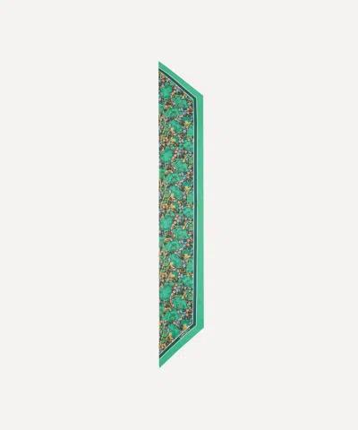 Liberty Women's Clementina 15x100 Ribbon Silk Scarf In Green