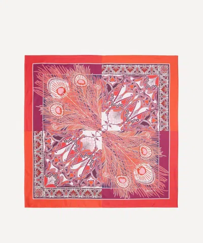 Liberty Women's Dion Silk Scarf 90 In Red