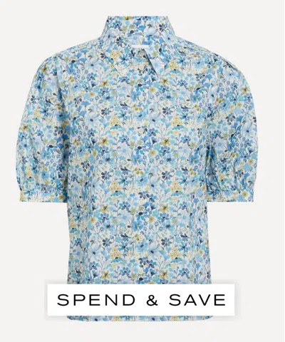 Liberty Women's Dreams Of Summer Puff-sleeve Shirt