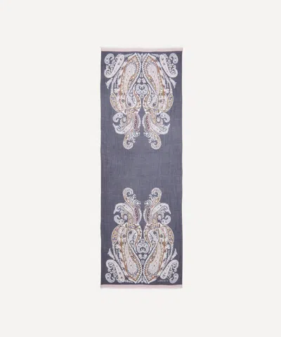 Liberty Women's Felix And Florence Trail 70x200 Wool-silk Scarf In Brown