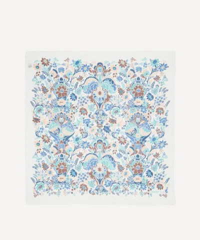 Liberty Women's Flamboyance Wool-silk Scarf 140 In Blue