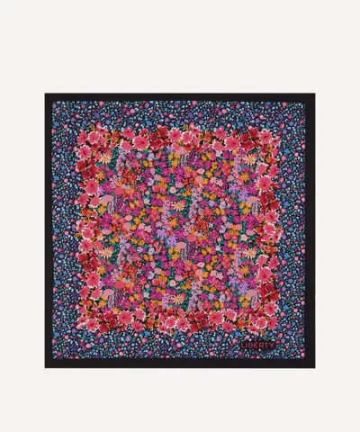 Liberty Women's Floral Medley 45 X 45 Silk Neckerchief In Pink