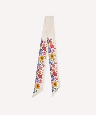 Liberty Women's Floral Muse 8x160 Skinny Silk Scarf