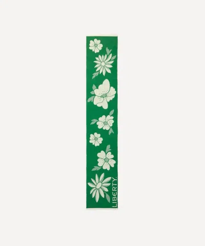 Liberty Women's Giant Poppy And Daisy 35x180 Jacquard Scarf