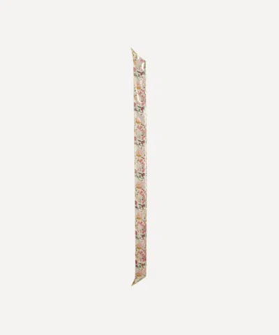 Liberty Women's Heidi 8x160 Metallic Skinny Scarf In White
