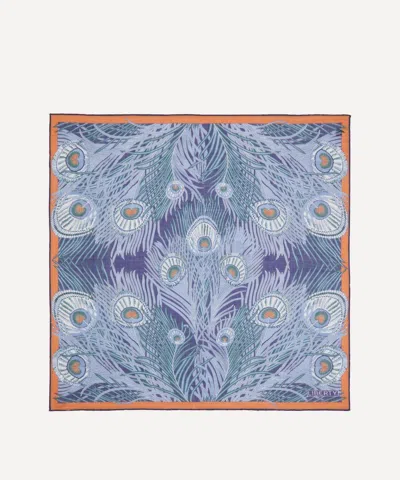 Liberty Women's Hera Echo Wool-silk Scarf 70 In Blue