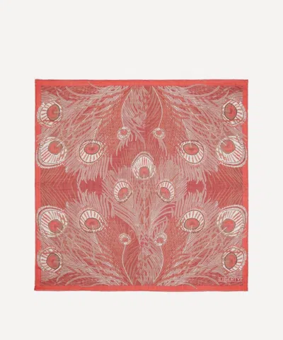 Liberty Women's Hera Echo Wool-silk Scarf 70 In Red