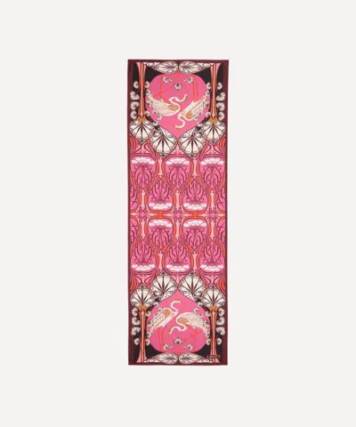 Liberty Women's Heron 70x200 Silk Scarf In Pink